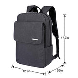 ABage 15.6" Water Resistant College Commuter Business Travel Daypack Carry On Bookbag School Bag
