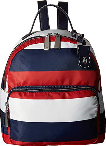 Tommy Hilfiger Women's Julia Backpack Rugby Nylon Navy/Natural One Size