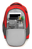 High Sierra Chaser Wheeled Laptop Backpack, Crimson/Mercury