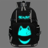 Siawasey Anime Durarara!! Cosplay Luminous Bookbag Backpack Shoulder Bag School Bag