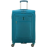 Delsey Luggage Hyperglide 25" Expandable Spinner Upright, Teal