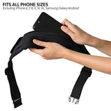 Mind and Body Experts Orion Travel Belt - Hands-Free Way to Carry Your Phone, Money, Passport - Waist Pack for Hiking, Traveling, Running, Walking - Adjustable Water Resistant Fanny Pack (Black)