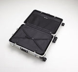 Zero Halliburton Classic Aluminum 4 Wheel Spinner Travel Case (24 ")