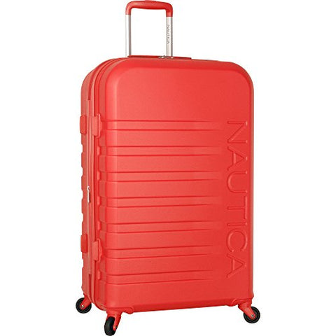 Nautica Henderson Harbor 28 Inch Hardside Expandable Suitcase, Cherry Red