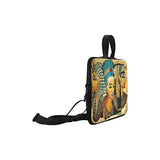 Interestprint Egypt Women Shoulder Strap Computer Bag, Ancient Egyptian Parchment Neoprene Laptop