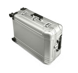 Zero Halliburton Geo Aluminum 2.0 - 26" 4-Wheel Spinner Travel Case Silver