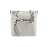 Aimee Kestenberg Leather Tote Bag- Greenpoint Ivory Croco New A289316