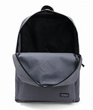 Thikin Grey Bookbag Basic Backpack Casual Light Rucksacks Outdoor Travel Bag