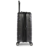 Perry Ellis Tanner 29" Hardside Checked Spinner Luggage, Charcoal