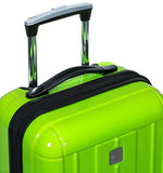 New Dejuno Polycarbonate Hard Shell Luggage Set (Apple Green)