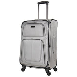 Kenneth Cole Reaction Lincoln Square 24" 1680d Polyester Expandable 4-Wheel Spinner Checked