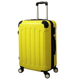 World Traveler Aria 3-Piece Hardside Spinner Luggage Set, Yellow