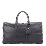 Bugatti Sartoria Duffle Bag, Top Grain Leather, Black