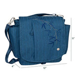 Haiku Women's To Go Convertible Messenger Crossbody Handbag, Black Juniper