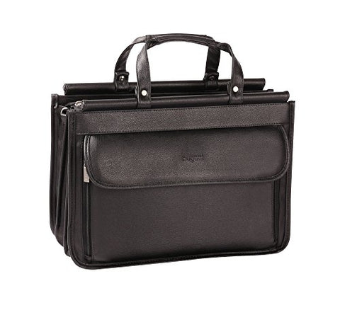 Bugatti Executive Briefcase, Synthetic Leather, Black