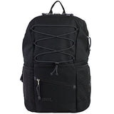 Fuel Travel Lightweight Bungee Backpack, Durable for School, Gym or Work (Black)