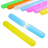 Ultnice 4Pcs Toothbrush Case Toothbrush Cover Plastic Holder For Traveling (Mixed Color)