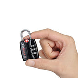 Forge Tsa Lock 4 Pack - Open Alert Indicator, Easy Read Dials, Alloy Body