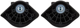 Amazon Basics Replacement Wheels for Amazon Basics Hardshell Luggage - Pack of 4, One Size, Black