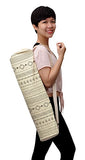 Black And White Tribal Printed Canvas Yoga Mat Bags Carriers Was_41