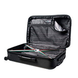 Mia Toro Baggi Hardside Spinner 20'' Carry-on, Black