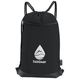 Såk Gear GymSak - 2-in-1 Drawstring Gym Bag with Removable Waterproof Bag | Features an Exterior