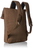 Buxton Men'S Expedition Ii Huntington Gear Fold-Over Canvas Backpack, Olive
