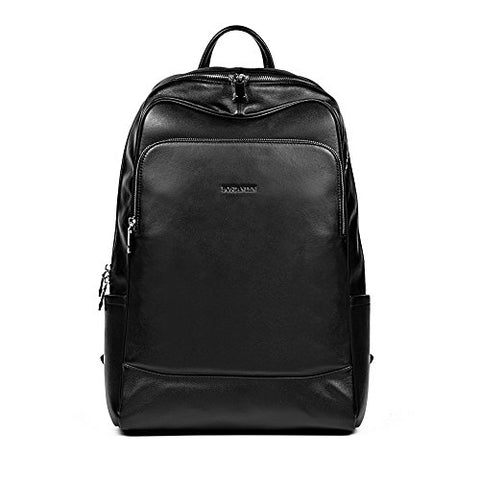 BOSTANTEN Leather Backpack School Laptop Travel Camping Computer Shoulder Bag Gym Sports