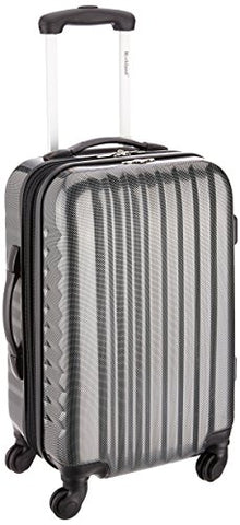 Rockland Melbourne 20 Inch Non-Expandable Abs Carry On, Carbon, One Size