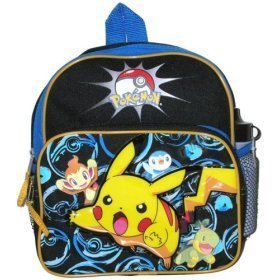 Pokemon Picachu Toddler Backpack W/ Water Bottle