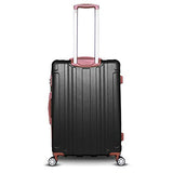 Gabbiano Bravo Collection 3 Piece Hardside Spinner Luggage Set (Black)
