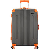 Rockland 3 Pc Sonic Abs Upright Set, Charcoal, One Size