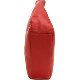 Le Donne Leather Single Handle Side Zip Hobo - Cafã©