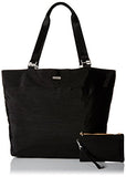 Baggallini Carryall Travel Tote Bag, Black/Sand, One Size