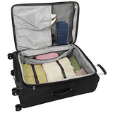 London Fog Cranford 29" Expandable Spinner, Black