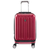 Delsey Helium Titanium Carry On & 29" Spin Lug, Black Cherry Red