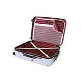 HALINA Nikki Chu Whatever 3 Piece Set Luggage, Multicolor