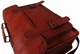 Vintage Couture 18 Inch Genuine Business Leather Laptop Messenger Bag