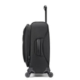 Samsonite Flexis Expandable Softside Carry On Luggage With Spinner Wheels, 20 Inch, Jet Black