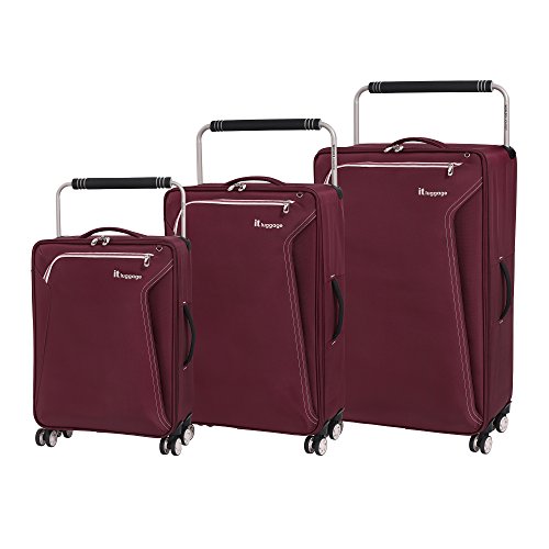 it luggage World's Lightest Accent 8 Wheel 3 Piece Set, Lipstick