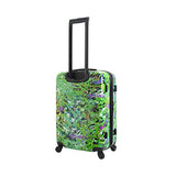 Mia Toro Prado Hardside Spinner Luggage Carry-on, Peace Love H.iness