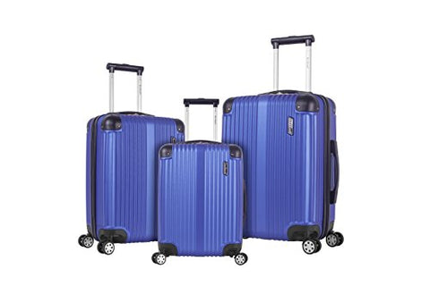 Rockland Hardside Spinner 3-Piece Luggage Set, Blue