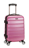 Rockland Luggage Melbourne 20 Inch Expandable Abs Carry On Luggage, Pink, One Size