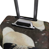 Suitcase Cover Merry Christmas Pug Dog Animal Luggage Cover Travel Case Bag Protector for Kid Girls