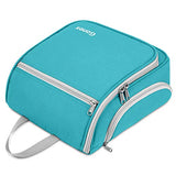 Gonex Hanging Toiletry Bag, Travel Organizer Bag for Makeup and Toiletries, Men and Women Blue