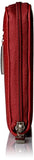 Buxton Roma Zip-Around Organizer Clutch, Dark Red