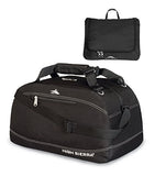 High Sierra 24" Pack-N-Go Duffel, Black/Black/Black