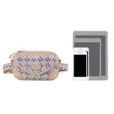 ECOSUSI Women’s Waist Bag Fanny Packs Shoulder Bags with Two Adjustable Shoulder Straps, Apricot