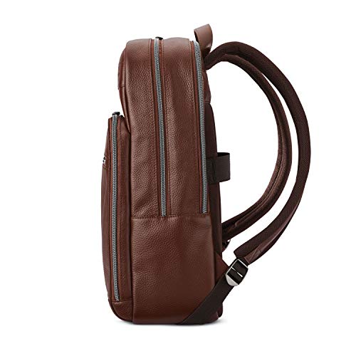 business slim leather backpack samsonite Shop Samsonite Business Slim Backpack Chestnu – Luggage Factory