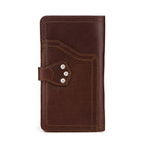 Saddleback Leather Big Leather Wallet - Rfid-Shielded 100% Full Grain Bifold Wallet Organizer